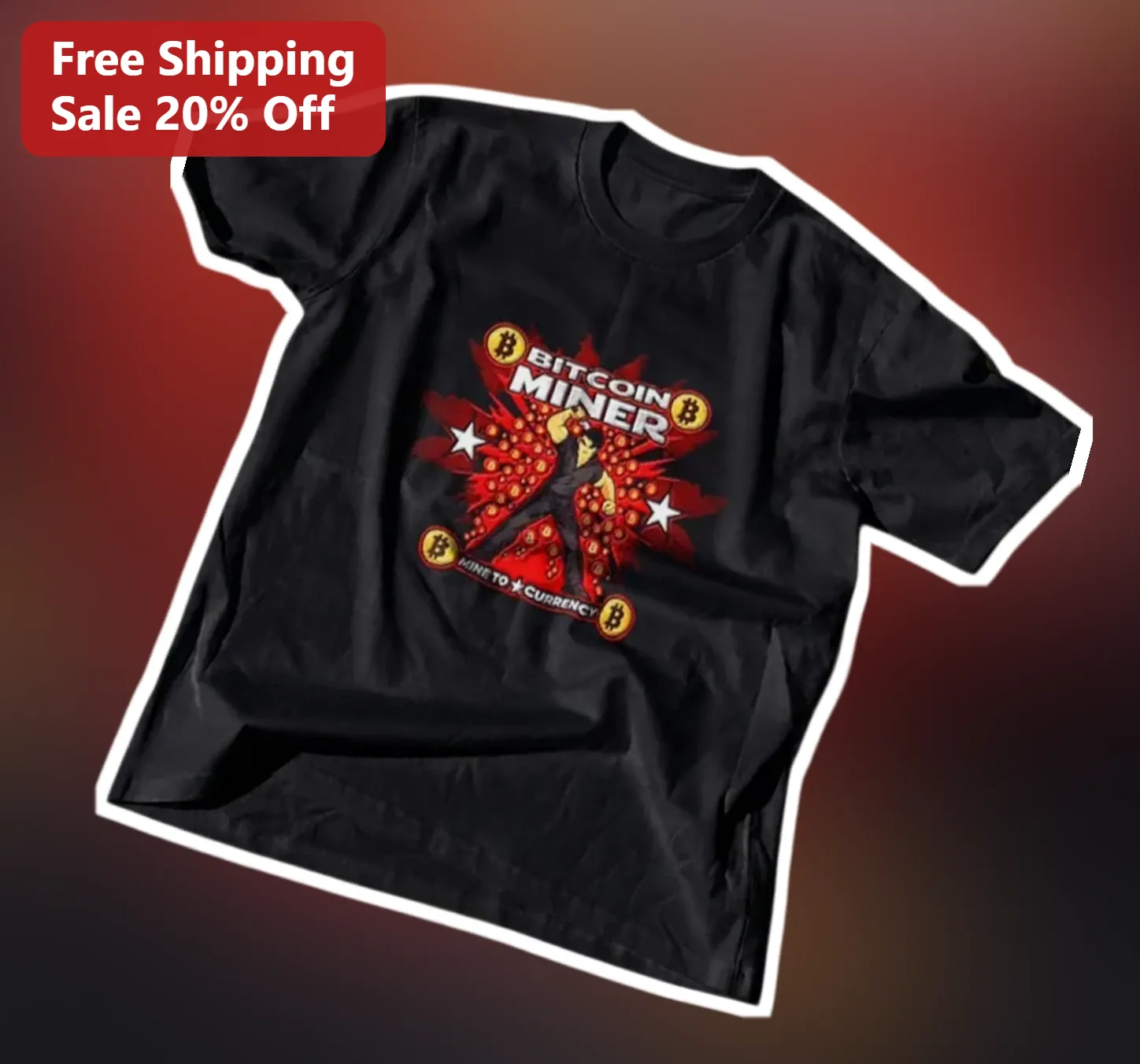 Bitcoin Miner Tee Mine To Currency Bruce Lee Crypto Graphic Shirt