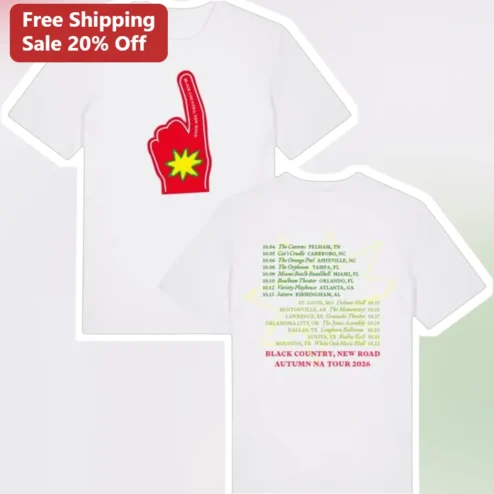 Black Country, New Road Autumn NA Tour 2026 Graphic Tee