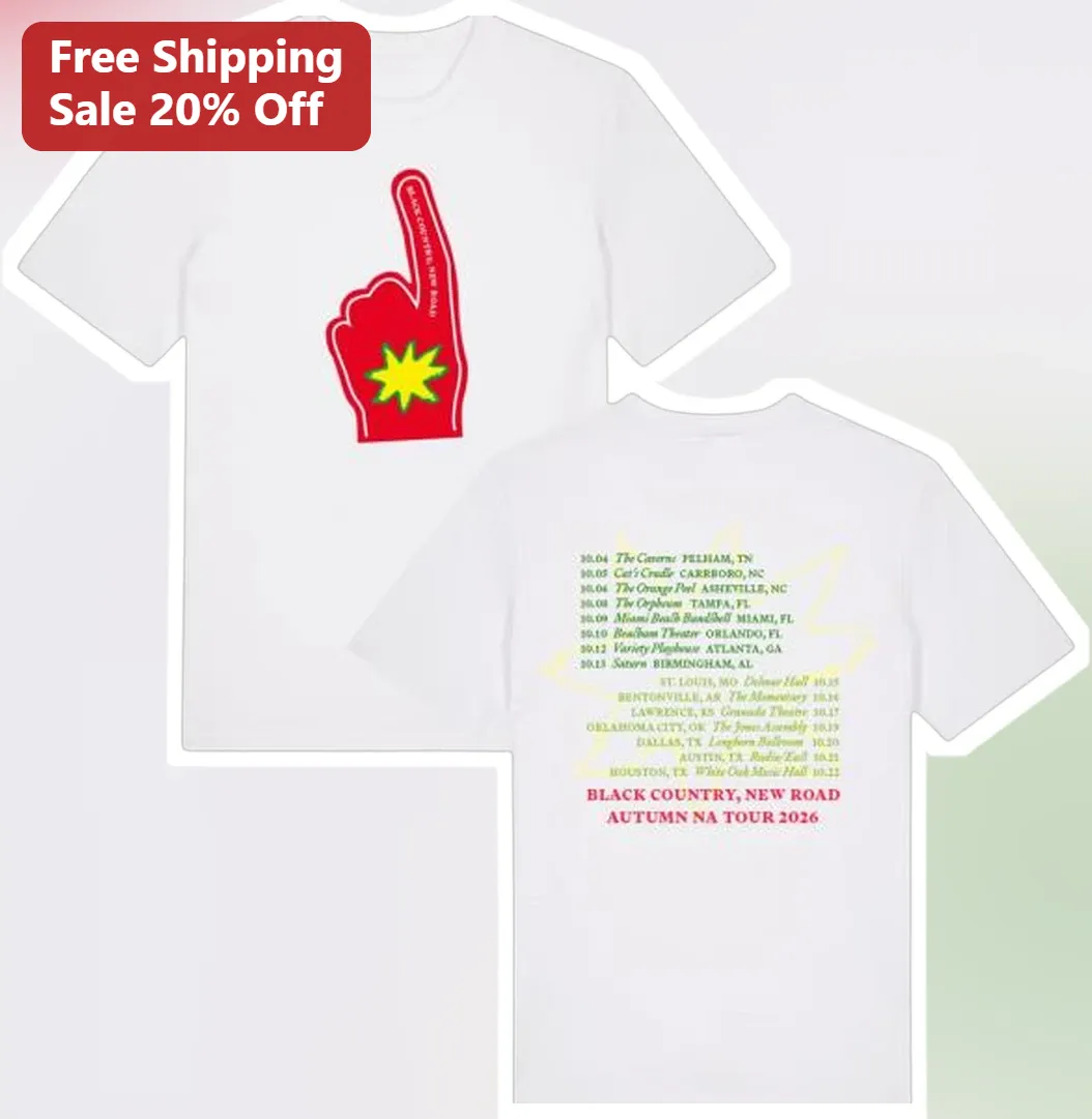 Black Country, New Road Autumn NA Tour 2026 Graphic Tee