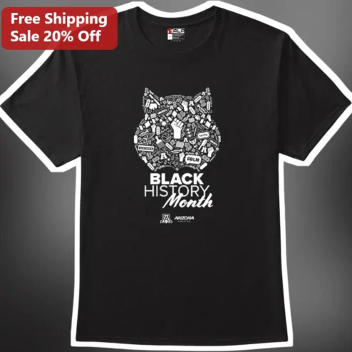 Black History Month Arizona Wildcats Tee University of Arizona Alumni Fan Gear