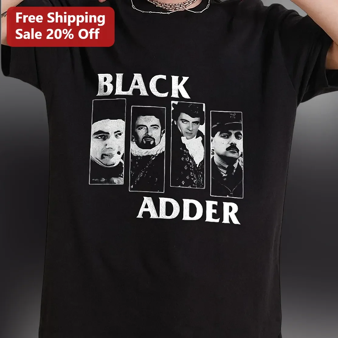 Blackadder Inspired Vintage Graphic Tee British Comedy Sitcom Merch Gift for Fans