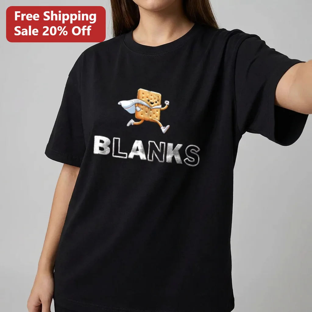 Blanks Funny Superhero Cracker Graphic Tee Gift for Foodies