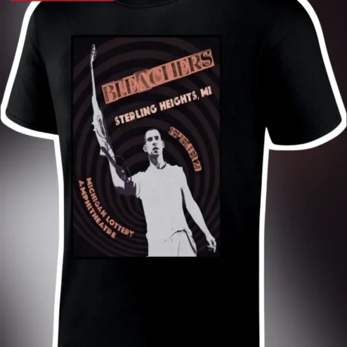 Bleachers Sterling Heights Michigan Lottery Amphitheatre Concert Graphic Tee