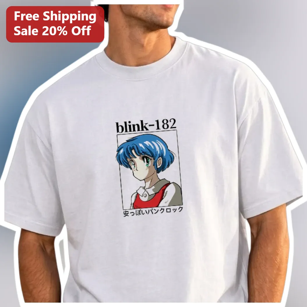 Anime Parody Graphic Tee Pop Punk Band Merch Vintage Style Shirt
