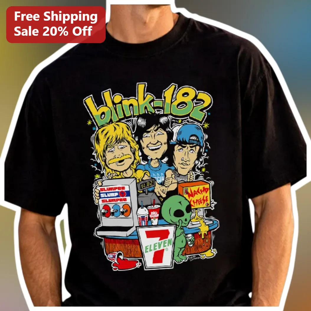 Vintage Pop Punk Band Graphic Tee Black Cotton Shirt