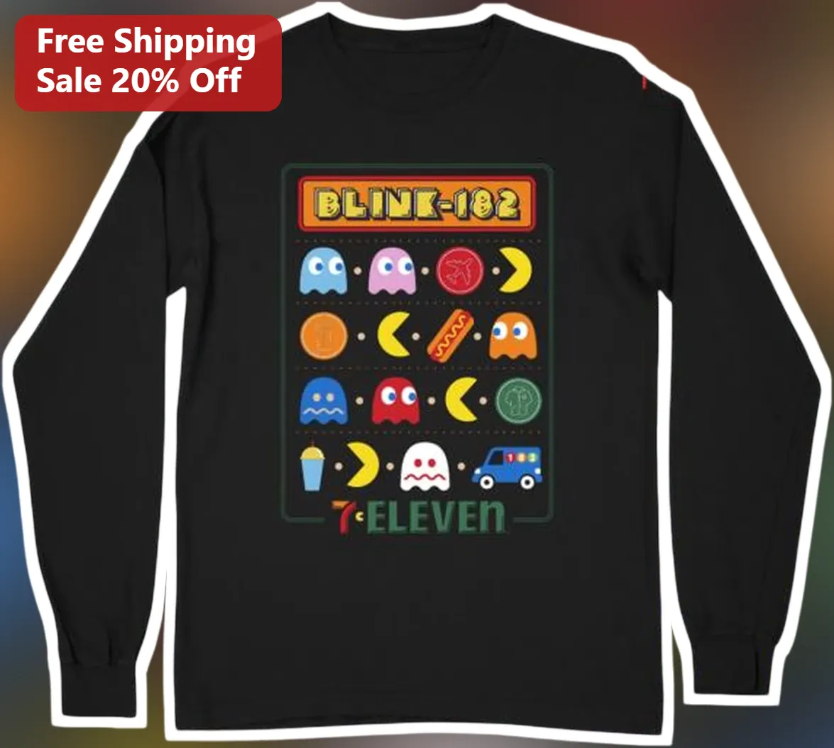 x Pac-Man Parody Long Sleeve Shirt