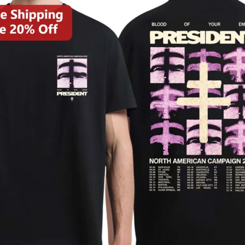 Blood of Your Empire President North American Campaign 2026 Twenty One Pilots Graphic Tee