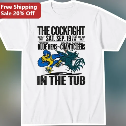 Blue Hens vs Chanticleers Game Day Tee The Cockfight College Football Rivalry Shirt