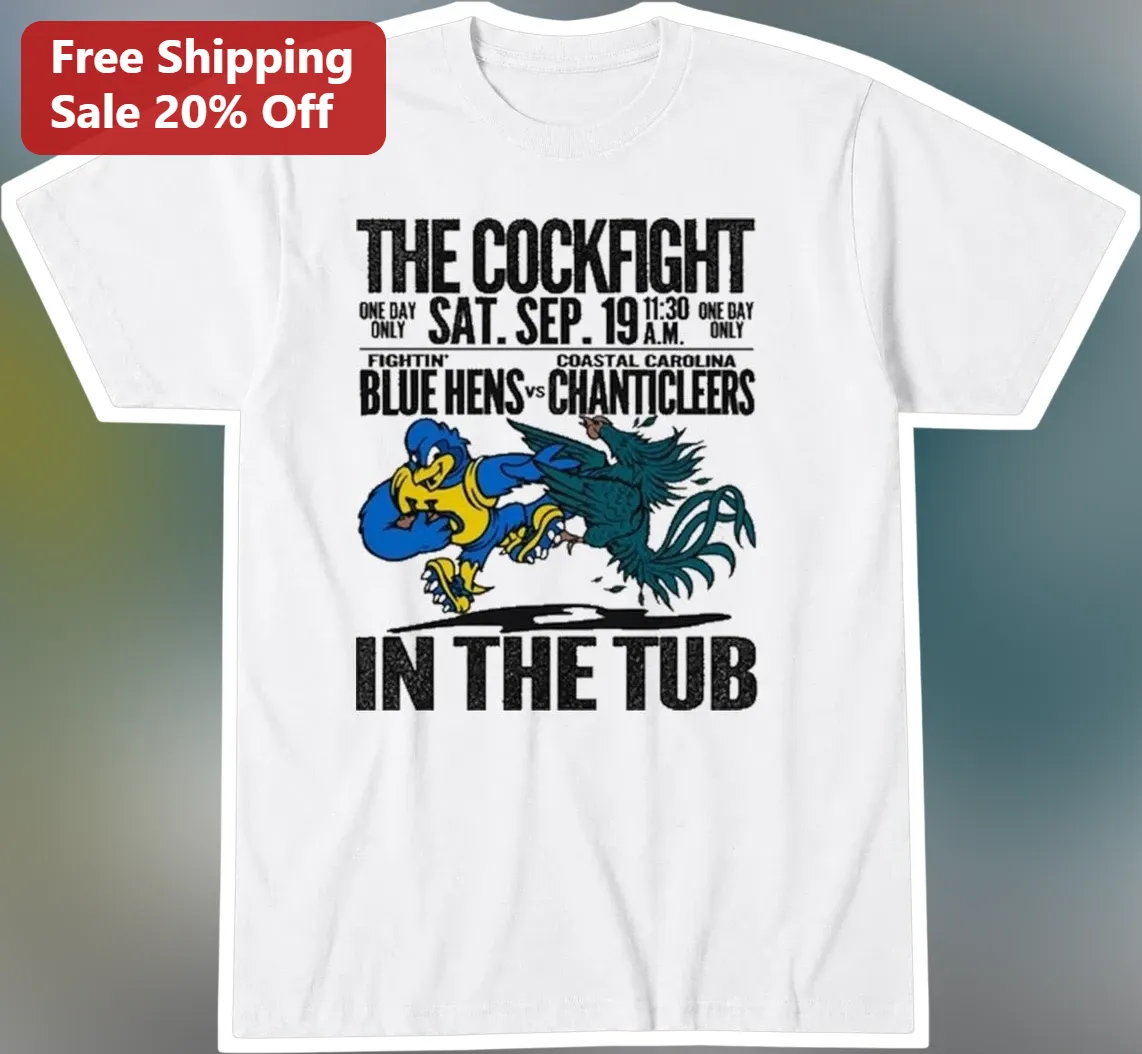 Blue Hens vs Chanticleers Game Day Tee The Cockfight College Football Rivalry Shirt