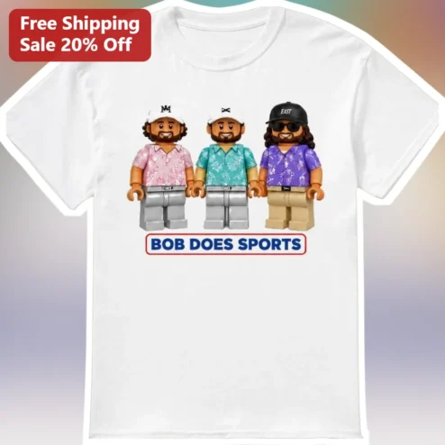 Bob Does Sports Lego Minifigures Graphic Tee for Men