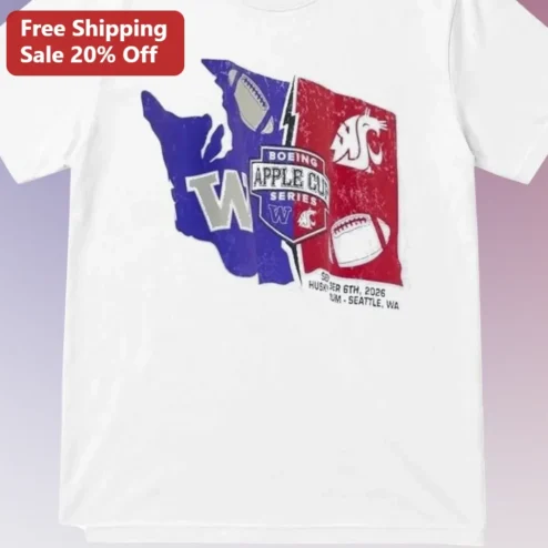 Boeing Apple Cup Series Vintage College Football Rivalry Tee