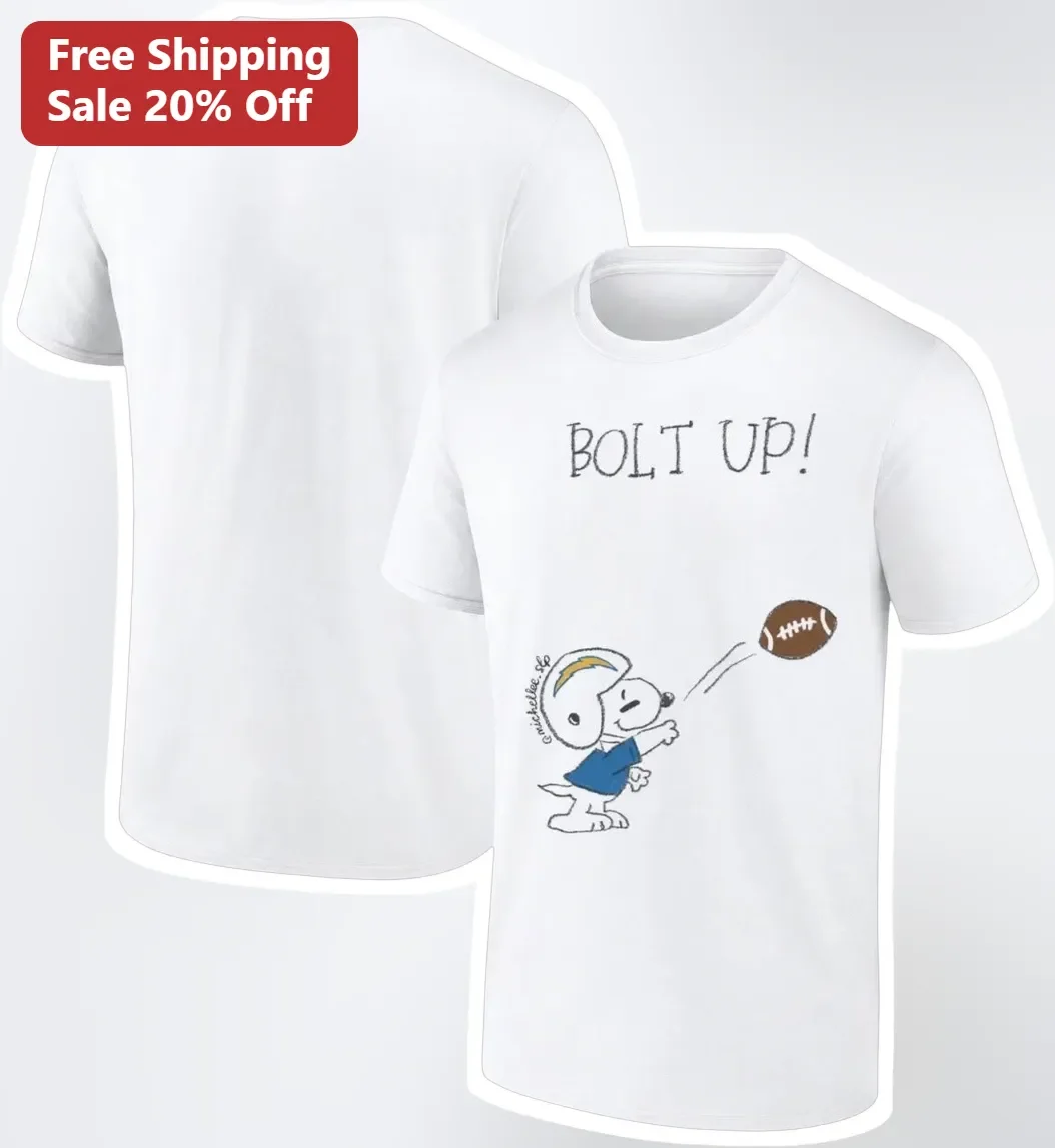 Bolt Up! Snoopy Football Graphic Tee