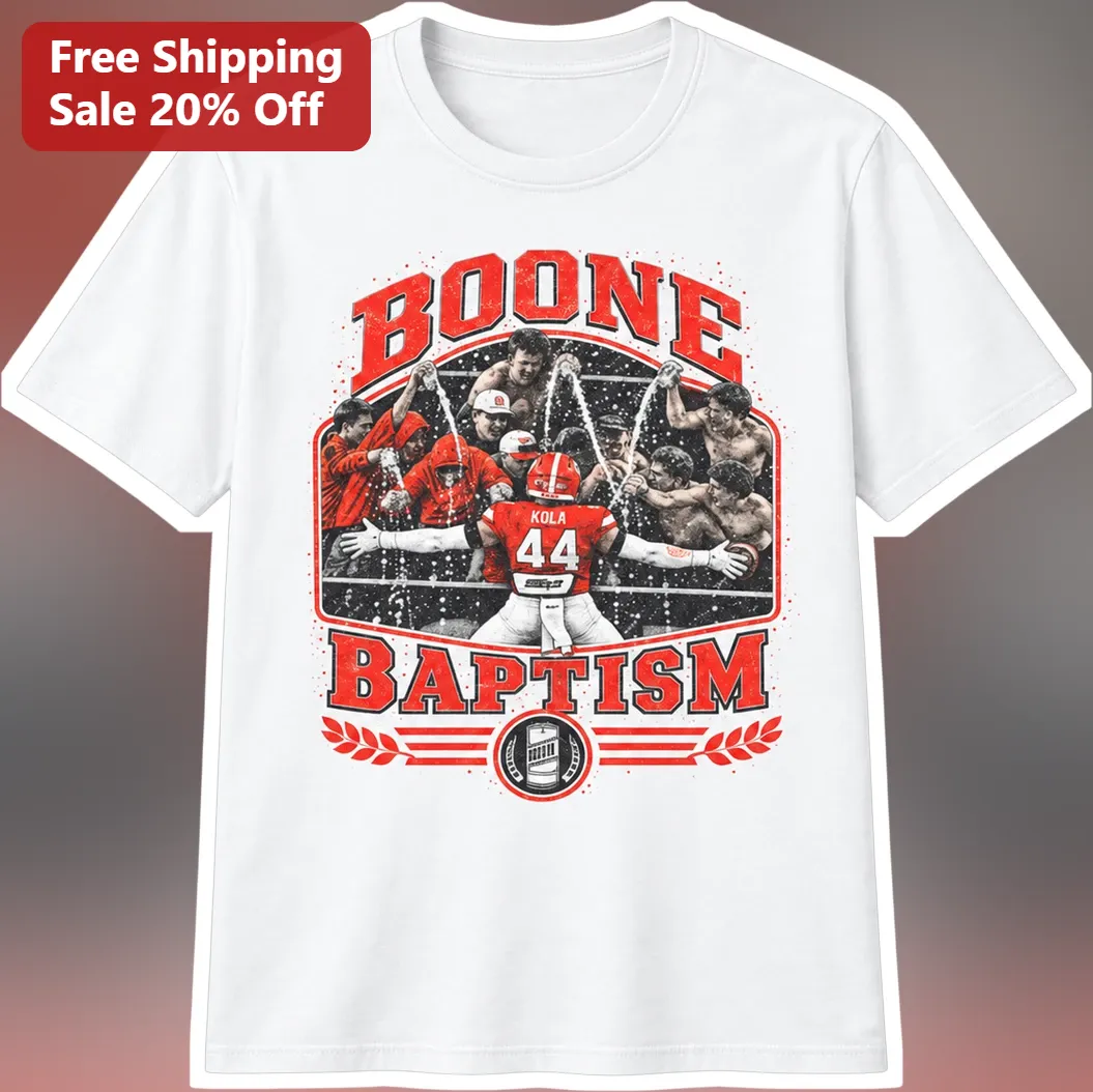 Boone Baptism OSU Football Celebration Vintage Graphic Tee