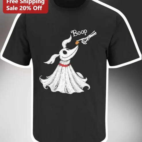Boop Zero Ghost Dog Nightmare Before Christmas Tee Spooky Cute Halloween Gift