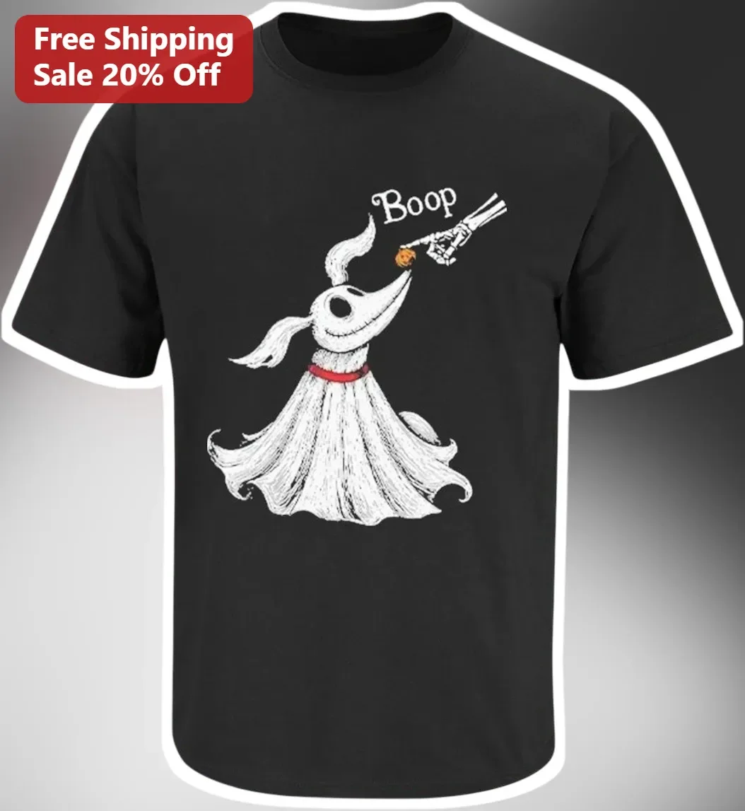 Boop Zero Ghost Dog Nightmare Before Christmas Tee Spooky Cute Halloween Gift