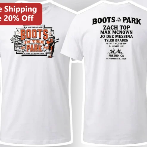 Boots in the Park Tee Country Music Festival Shirt Western Concert Merch