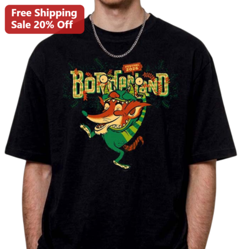Borderland Festival 2026 Music and Arts Graphic Tee for Men and Women