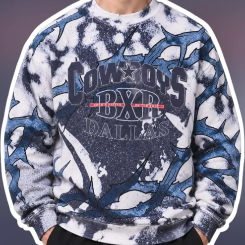 Born X Raised Cowboys Dallas BXR Born X Raised On The Turf Sweatshirt