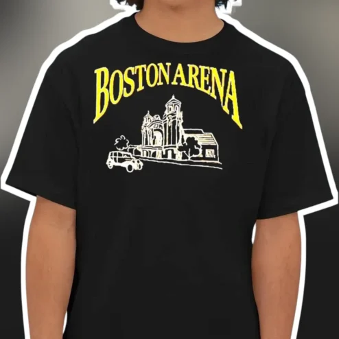 Boston Arena Vintage Graphic Tee Retro TD Garden Boston MA Souvenir Shirt for Men Women