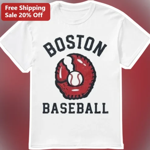 Boston Baseball Vintage Donut Graphic Tee for Men Women Red Sox Fan Gift