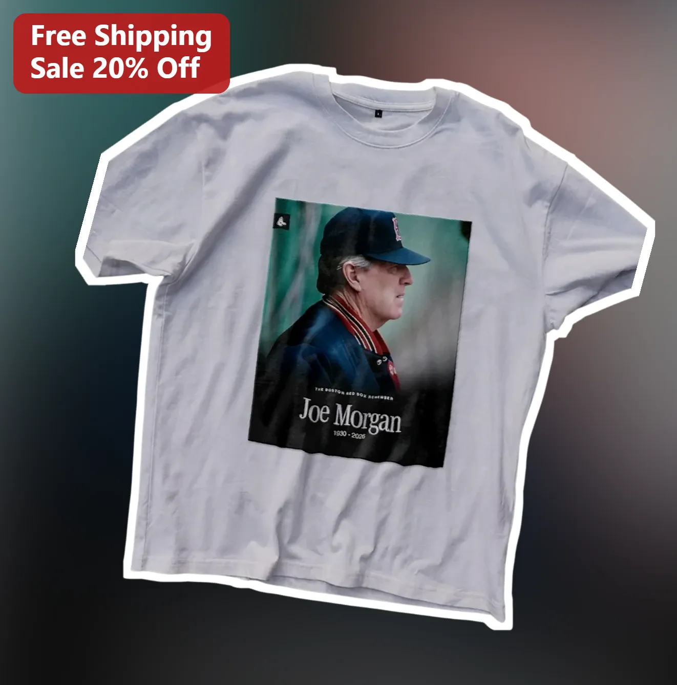 Boston Red Sox Joe Morgan Legend Tee 1930-2025 Baseball Memorial Gift