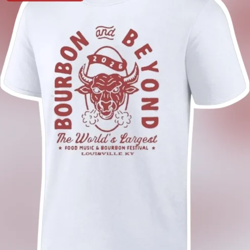 Bourbon and Beyond World's Largest Food Music Festival Tee Vintage Bull Graphic