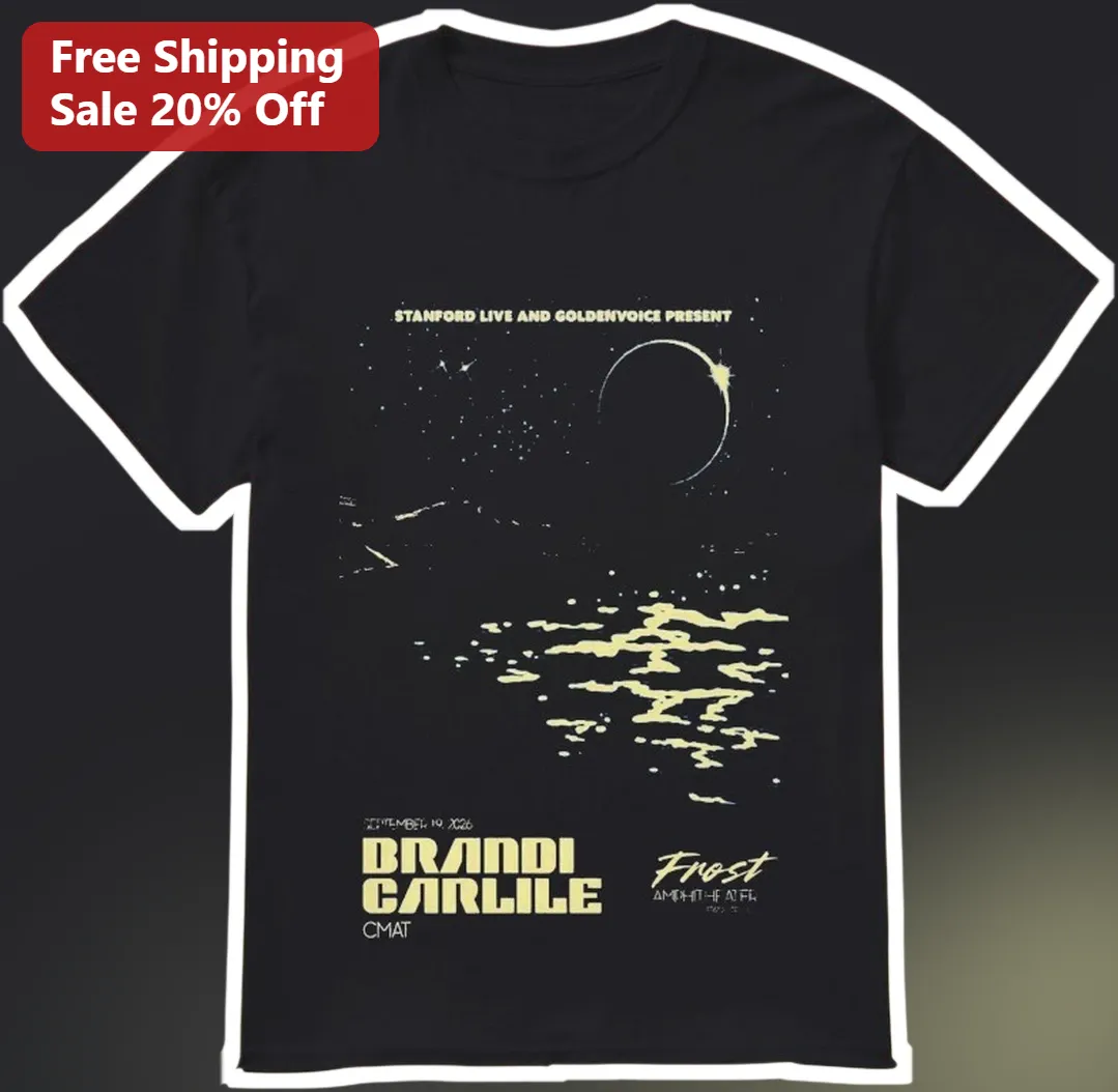 Brandi Carlile Stanford Live And Goldenvoice Present Vintage Concert Tee