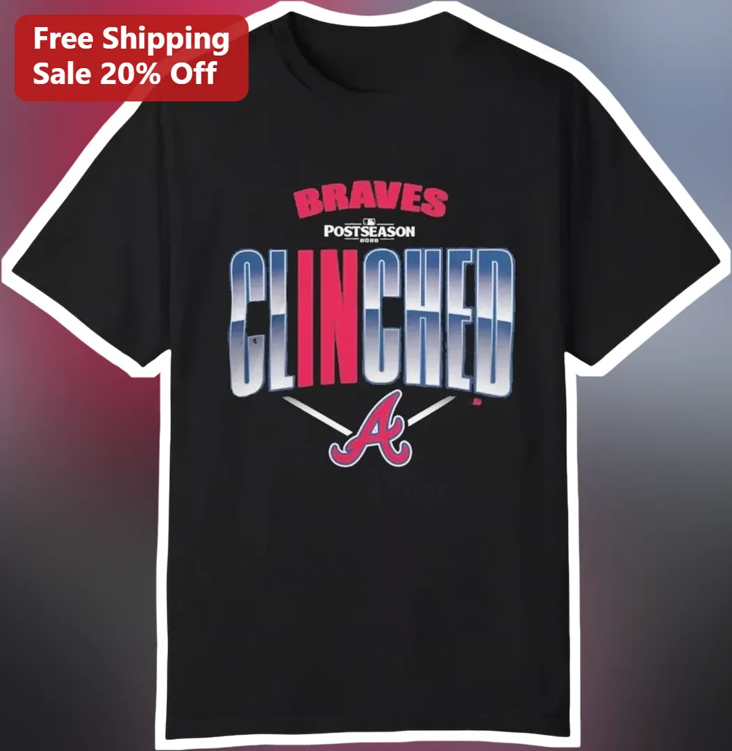 Braves Postseason Clinched Tee Atlanta Baseball Playoff Berth Shirt