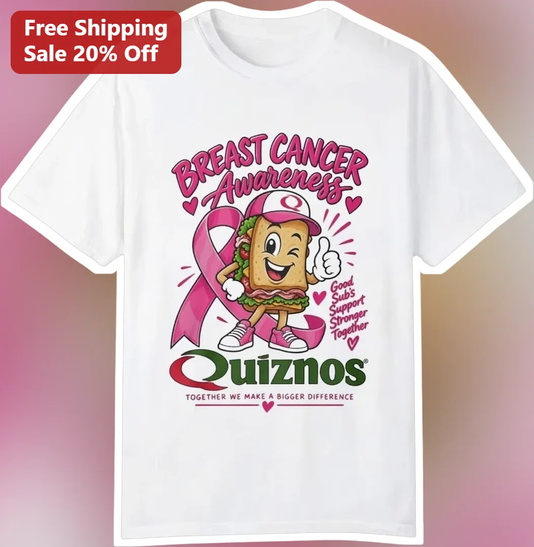 Breast Cancer Awareness Stronger Together Support Pink Ribbon Graphic Tee