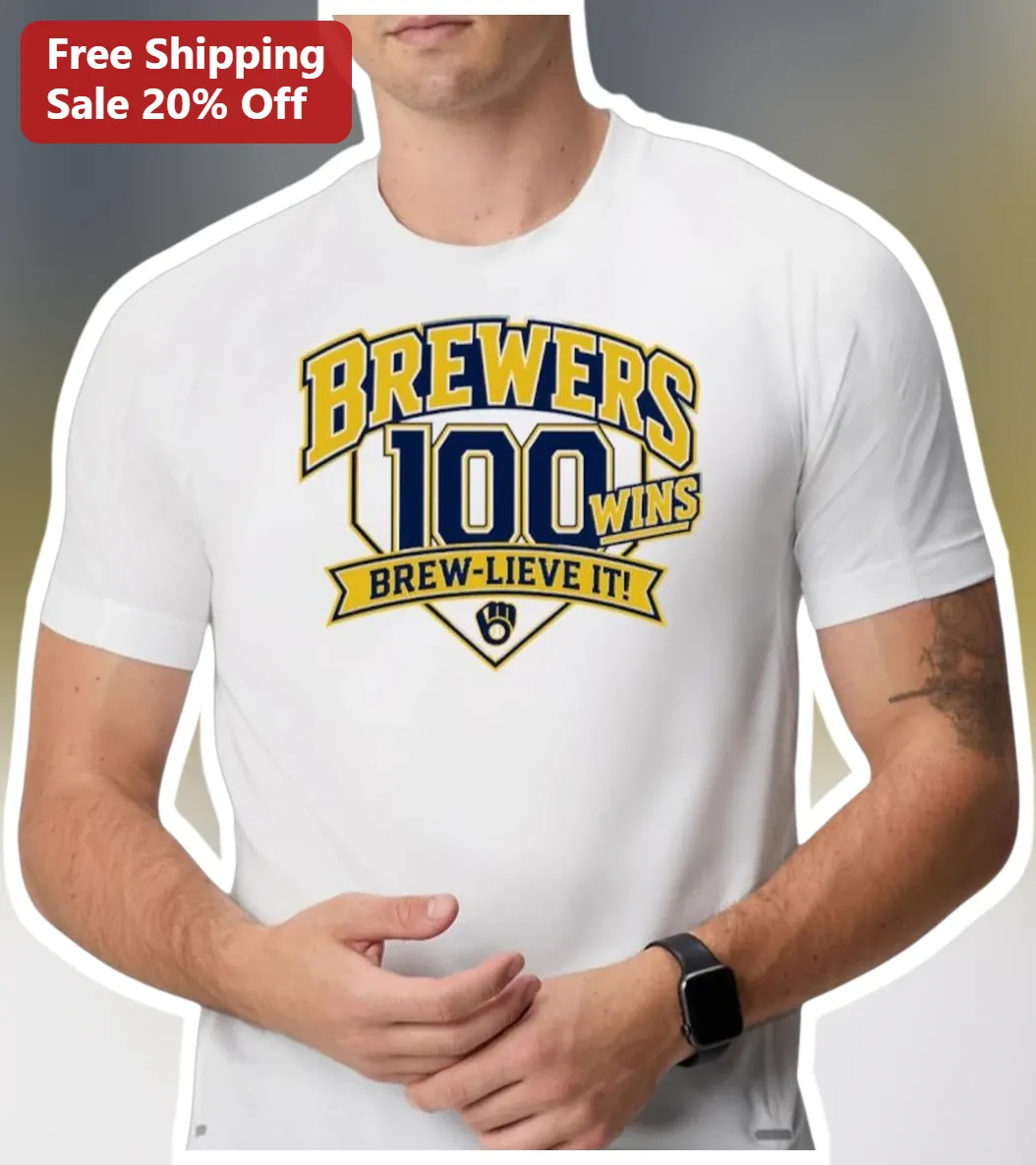 Brewers Wins Brew-Lieve It! Tee Milwaukee Baseball Fan Shirt