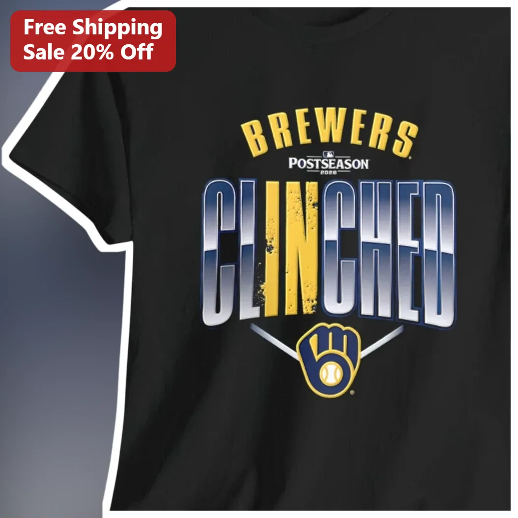 Brewers Postseason Clinched Tee Milwaukee Baseball Fan Gift