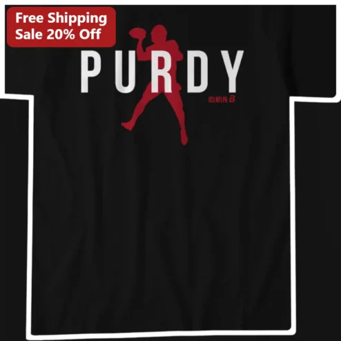Brock Purdy Tee San Francisco 49ers QB Football Fan Gift Black Shirt
