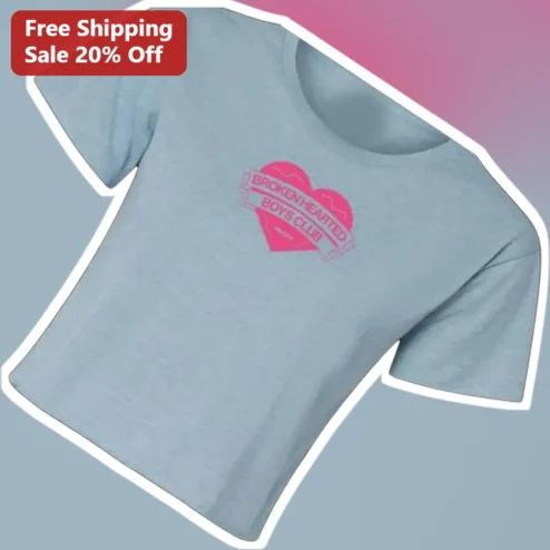 Broken Hearted Boys Club Tee Little Stranger Album Merch Retro Sad Boy Aesthetic Shirt