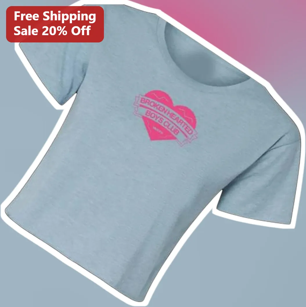 Broken Hearted Boys Club Tee Little Stranger Album Merch Retro Sad Boy Aesthetic Shirt