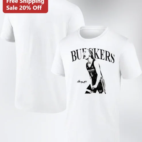 BUCKSKERS Paige Bueckers Signature Graphic Tee Dallas Mavericks #5 Basketball Fan Gift