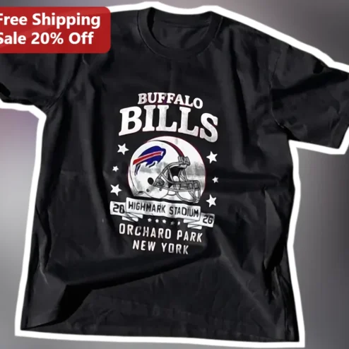 Buffalo Bills Highmark Stadium Orchard Park New York Vintage Tee