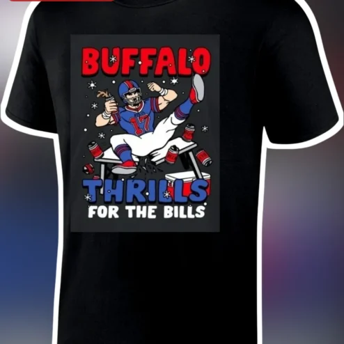 Buffalo Thrills For The Bills Tee Buffalo NY Band Merch Graphic T-Shirt
