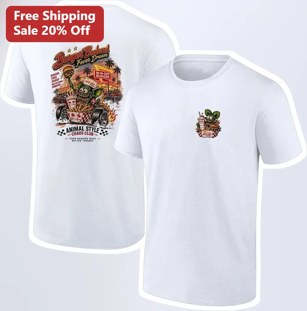 Burger Boulevard Fever Dream Animal Style Chaos Club Graphic Tee