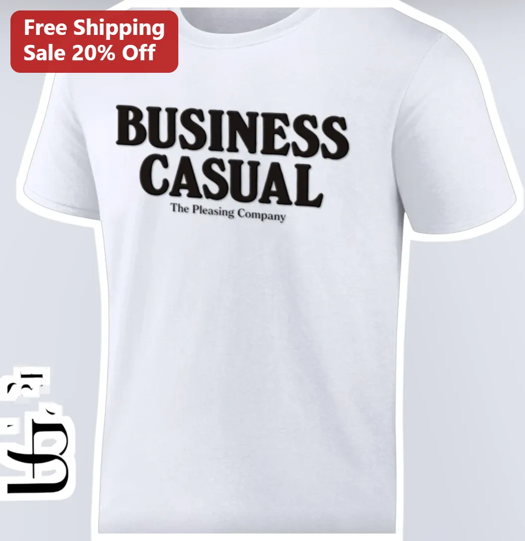 Business Casual Tee Funny Office Humor Shirt for Men Women Corporate Workwear Gift