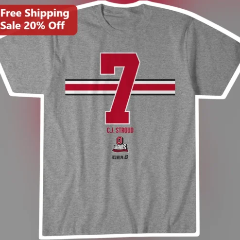 C.J. Stroud Legends Houston Texans Quarterback Graphic Tee NFL Fan Gift