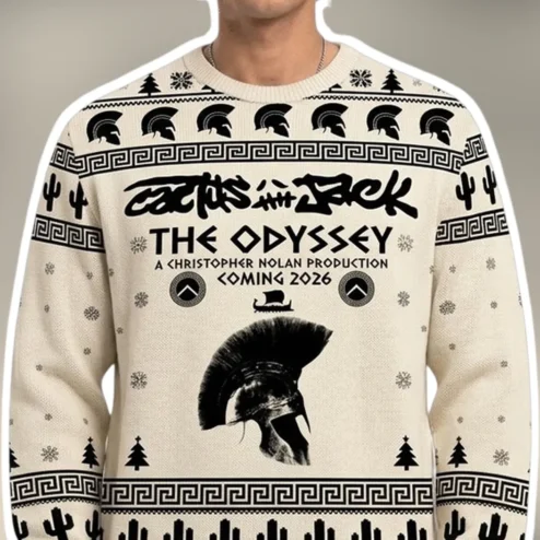 Cactus Jack The Odyssey Travis Scott Ugly Christmas Sweater
