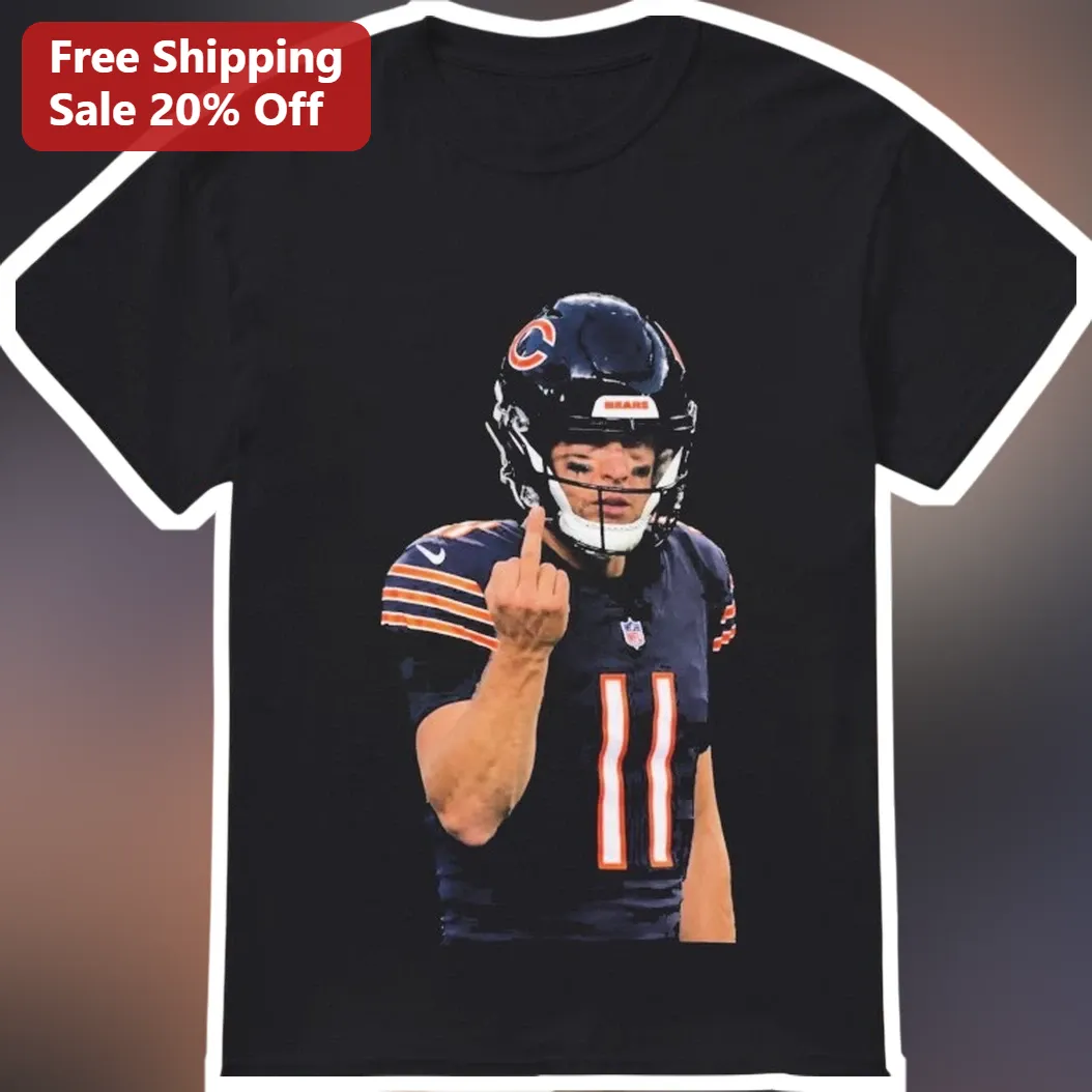 Caleb Williams Tee Chicago Bears QB Graphic Shirt Funny Football Fan Gift