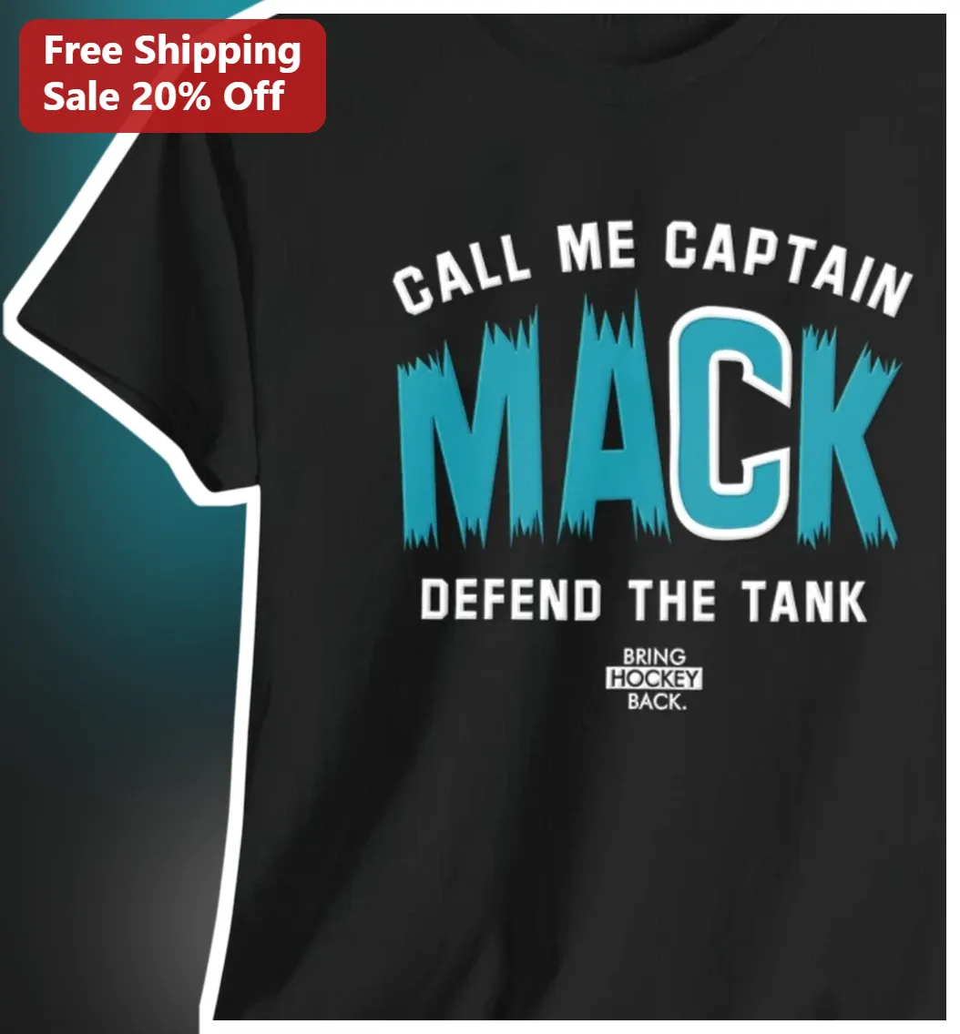 Call Me Captain Defend The Tank Hockey Goalie Tee Bring Hockey Back Funny Sports Gift