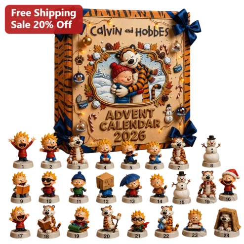 Calvin and Hobbes Collectible Set Christmas Advent Calendar Figures