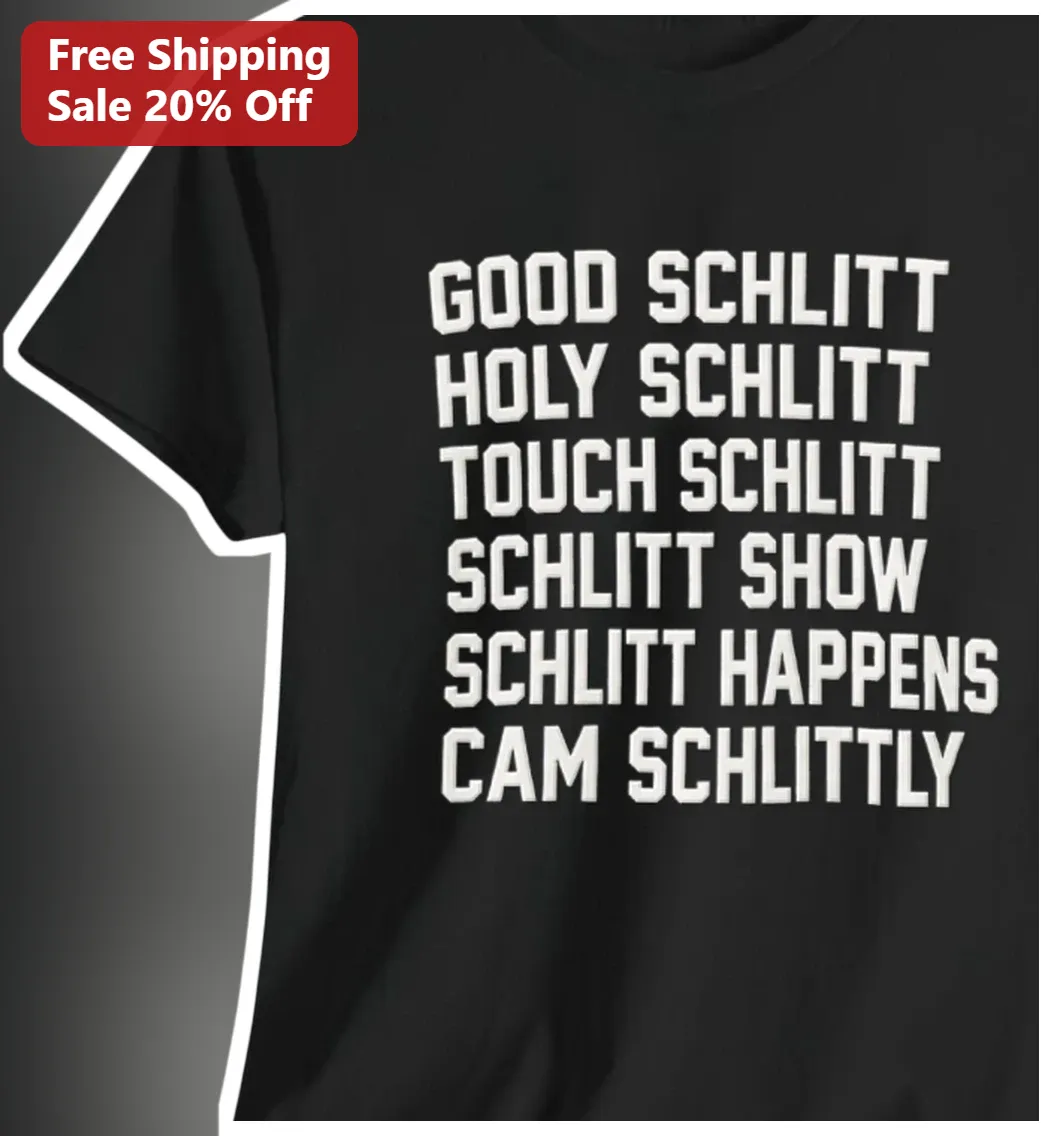 Cam Good Schlitt Holy Schlitt Tee Baseball Fan Pun Shirt