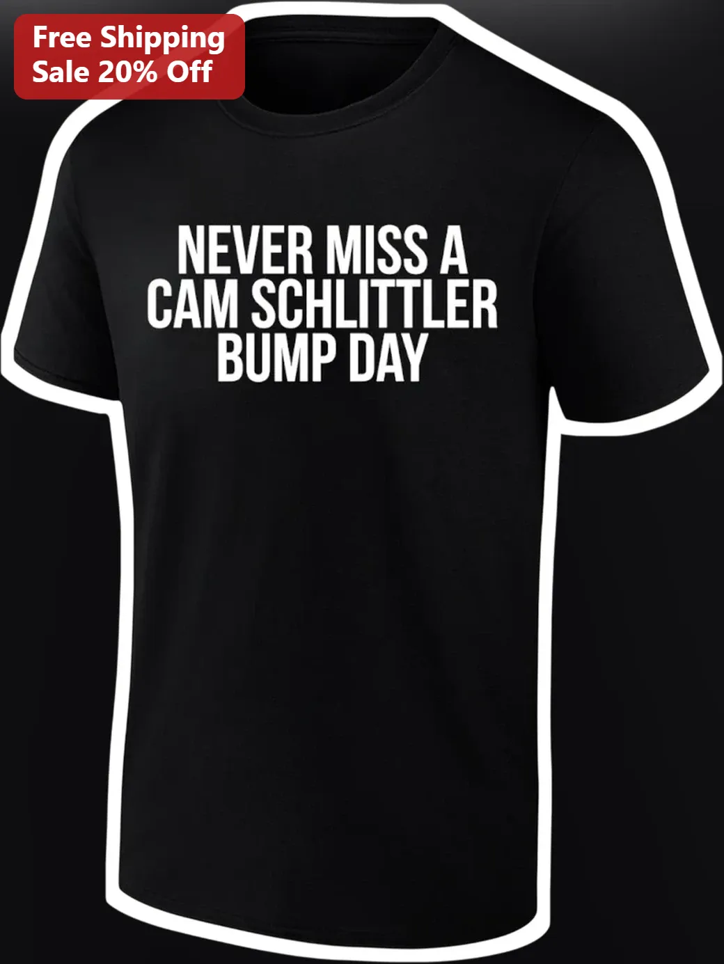 Cam Never Miss A Bump Day Graphic Tee New York Giants NFL Fan Gift