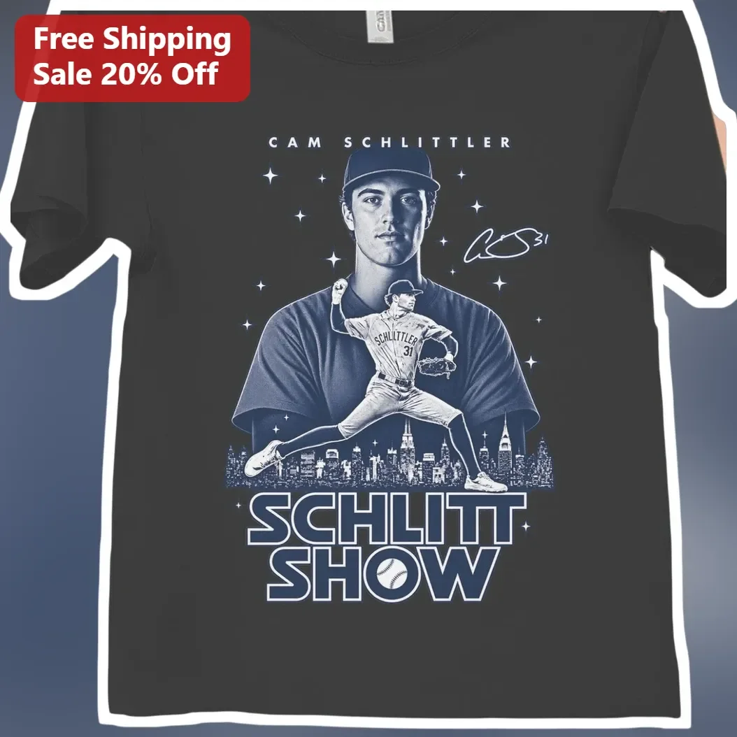 Cam Schlitt Show Baseball Pitcher Graphic Tee Fan Gift