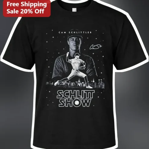 Cam Schlitt Show Yankees Pitcher Graphic Tee