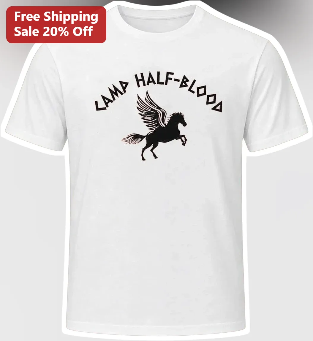 Camp Half-Blood Pegasus Graphic Tee Percy Jackson Gift for Fans