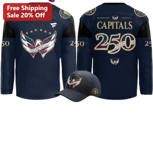 Capitals Jersey Washington Capitals America's 250th Anniversary Hockey Fan Gift